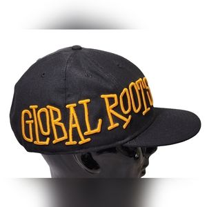 Stussy Fitted Hat "Global Roots" Size 7 5/8